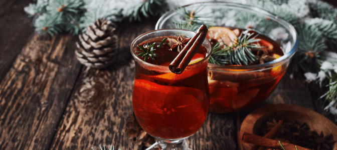 holiday-themed drink