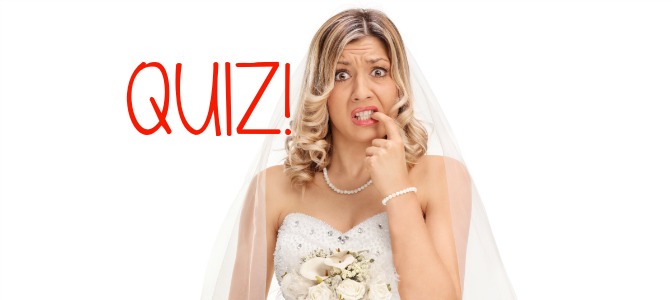 wedding jargon quiz